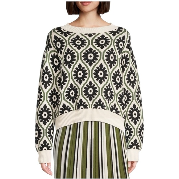 MaxMara Sweaters - MaxMara | Women’s Tavola Floral Sweater Size XL